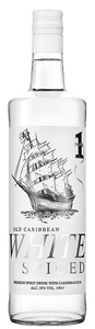 No.1 Old Caribbean White Rum, Spiced white 35% 1 l